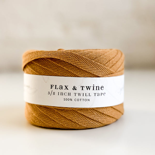 Flax & Twine Cotton Twill Tape (3/8