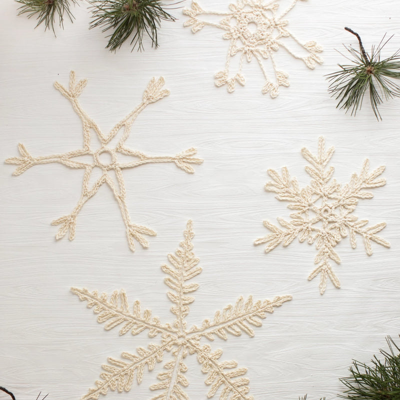 Giant Crochet Snowflakes Kit