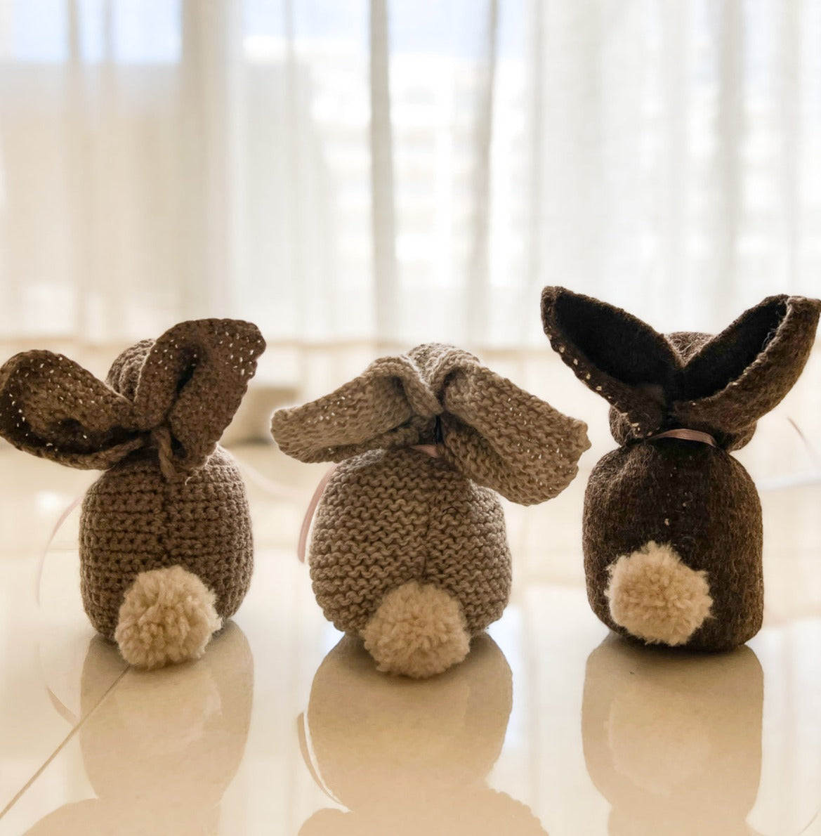 Easy Bunny Pattern - Knit, Crochet or Weave