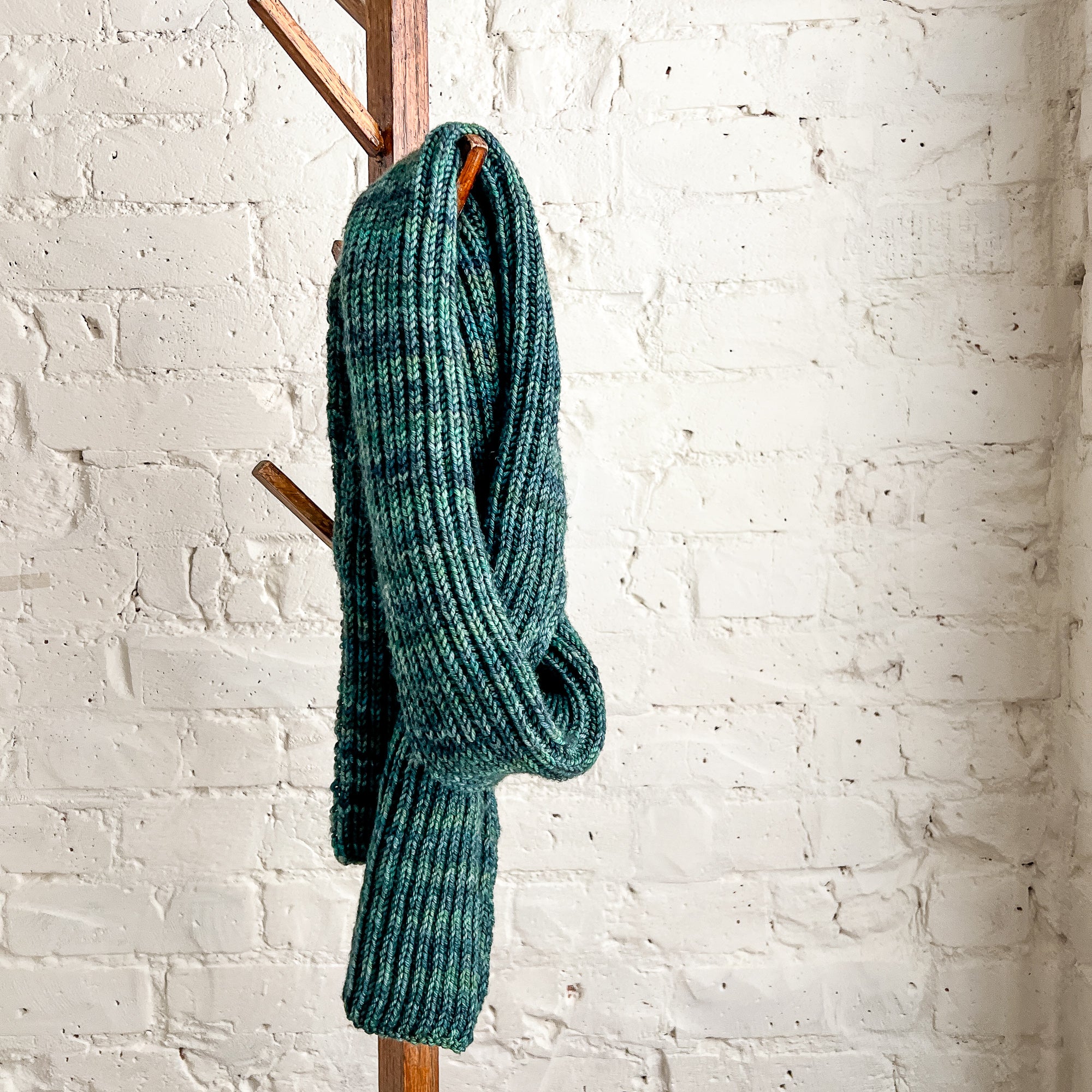 Learn To Knit Brioche Scarf Kit